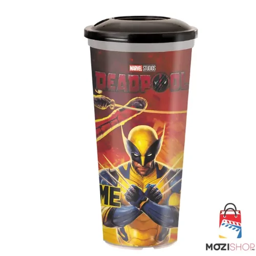 Deadpool & Rozsomák pohár és kicsi Deadpool figura, topper