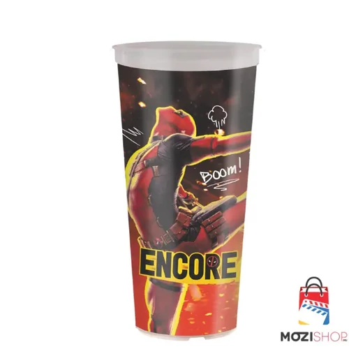 Deadpool & Rozsomák pohár és kicsi Deadpool figura, topper