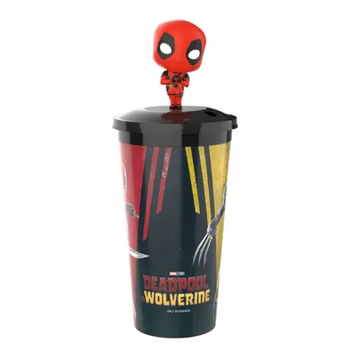 Deadpool & Rozsomák pohár és Deadpool topper, figura