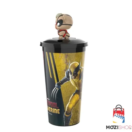 Deadpool & Rozsomák pohár és Dogpool topper, figura