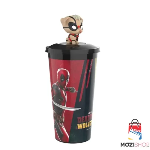 Deadpool & Rozsomák pohár és Dogpool topper, figura