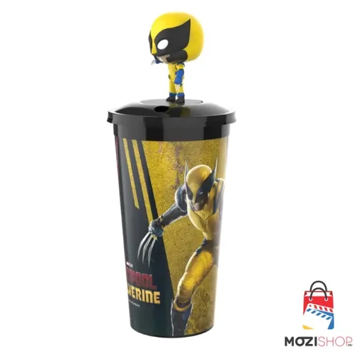 Deadpool & Rozsomák pohár és Rozsomák topper, figura