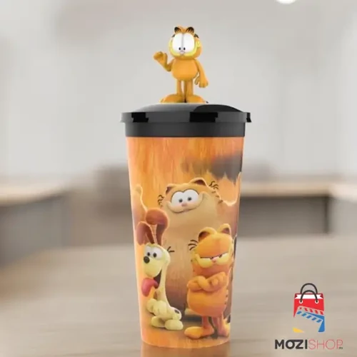 Garfield pohár és Baby Garfield topper, figura