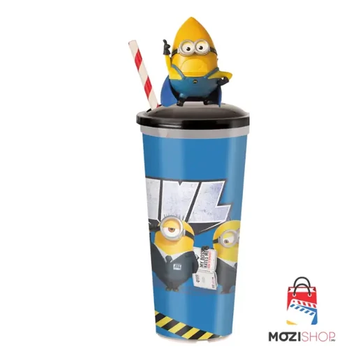Gru 4 pohár és Bob topper, figura