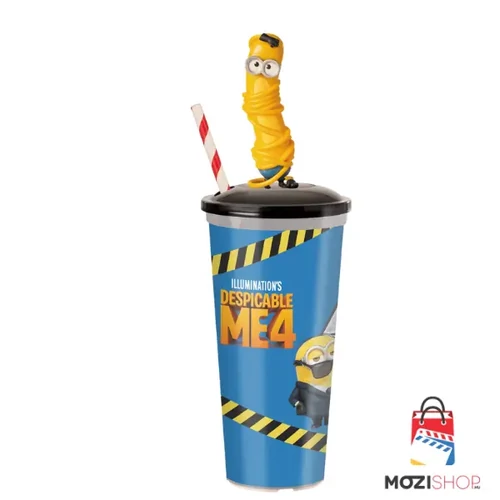 Gru 4 pohár és Kevin topper, figura
