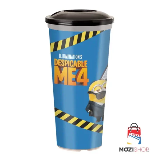 Gru 4 pohár és Kevin topper, figura