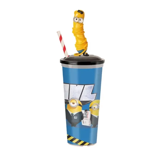 Gru 4 pohár és Kevin topper, figura