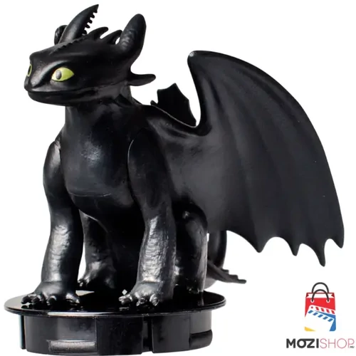 Így neveld a sárkányodat pohár és Fogatlan topper, figura - Ülő