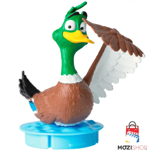 Kacsalábon pohár és Mack topper, figura