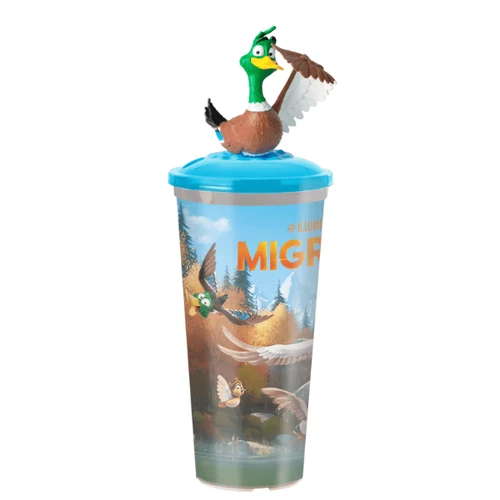 Kacsalábon pohár és Mack topper, figura