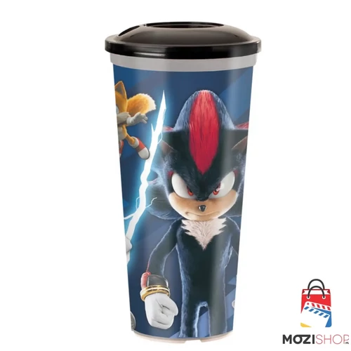 Sonic, a sündisznó 3. pohár és Shadow topper, figura