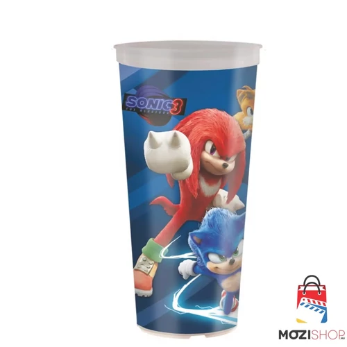 Sonic, a sündisznó 3. pohár és Shadow topper, figura