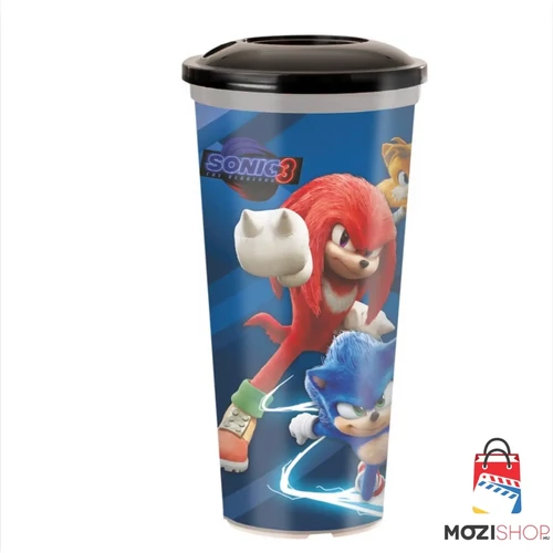 Sonic, a sündisznó 3. pohár és Shadow topper, figura