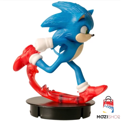 Sonic, a sündisznó 3. pohár és Sonic topper, figura
