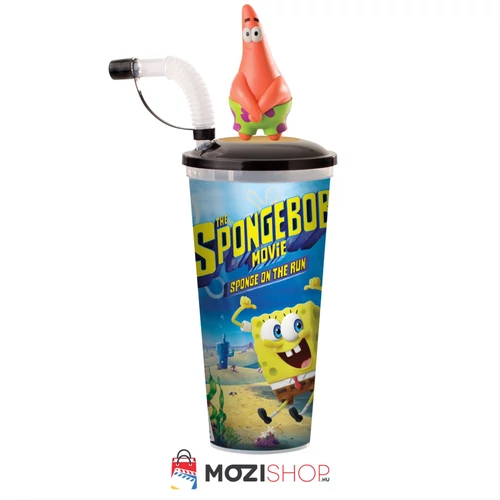 SpongyaBob: Spongya szökésben pohár és Patrik topper, figura 