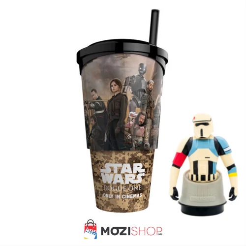 Zsivány Egyes - Egy Star Wars történet pohár és topper, figura szett