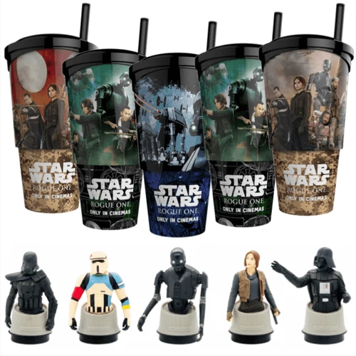 Zsivány Egyes - Egy Star Wars történet pohár és topper, figura szett