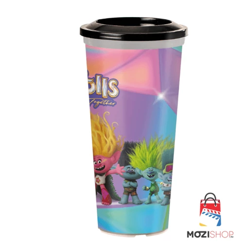 Trollok: Együtt a banda pohár és Tiny Diamond topper, figura