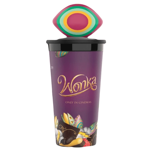 Wonka pohár és Wonka csoki topper, figura