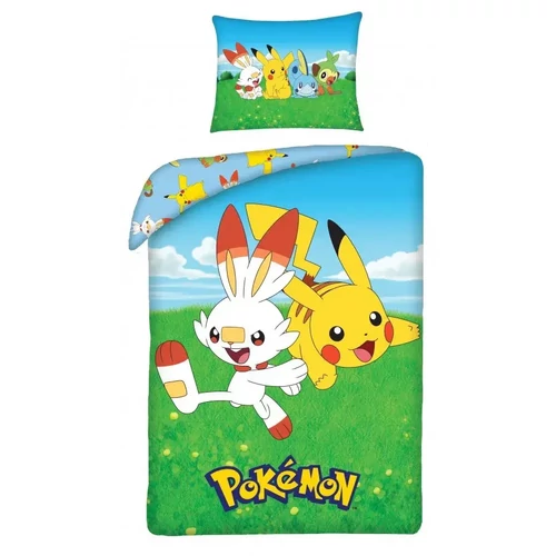 Pokémon ágyneműhuzat garnitúra 140×200 cm, 70×90 cm - Field