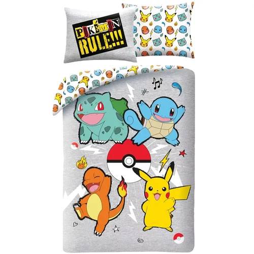 Pokémon ágyneműhuzat garnitúra 140×200 cm, 70×90 cm - Rule!
