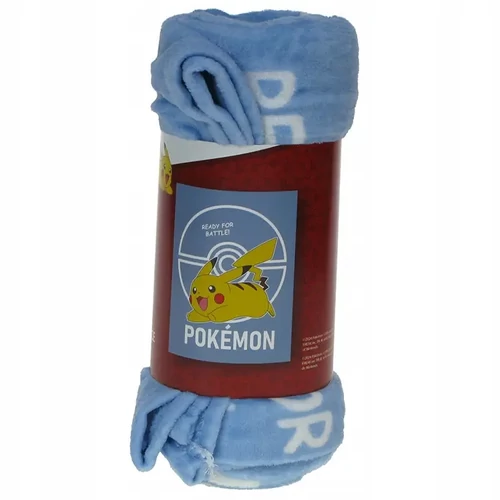 Pokémon flanel polár takaró, ágytakaró 110x140 cm - Ready for Battle
