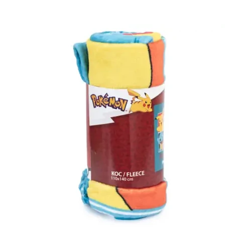 Pokémon flanel polár takaró, ágytakaró 110x140 cm - Dream Team