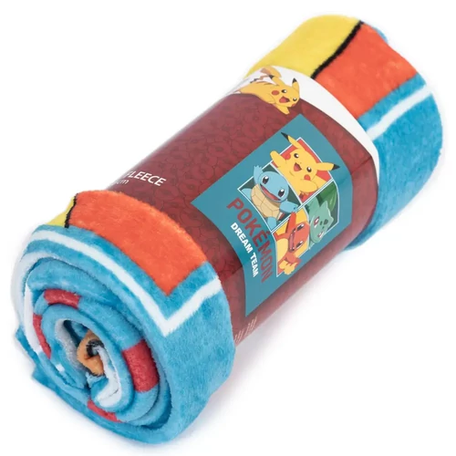 Pokémon flanel polár takaró, ágytakaró 110x140 cm - Dream Team