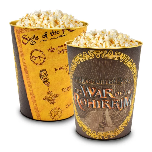 A Gyűrűk Ura - A rohírok háborúja dombornyomott popcorn vödör 