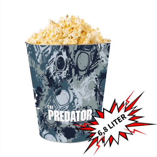 Predator - A ragadozó ‘giga’ dombornyomott popcorn vödör (6,8 literes)