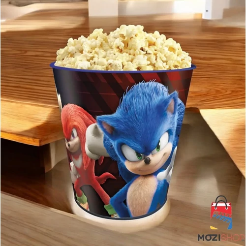 Sonic, a sündisznó 3. dombornyomott popcorn vödör 