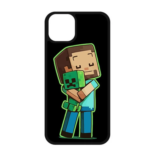 Fekete Minecraft iPhone telefontok - Creeper Needs Love