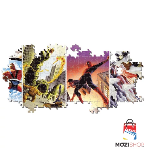 Marvel 80 Years panoráma puzzle - 1000 db-os