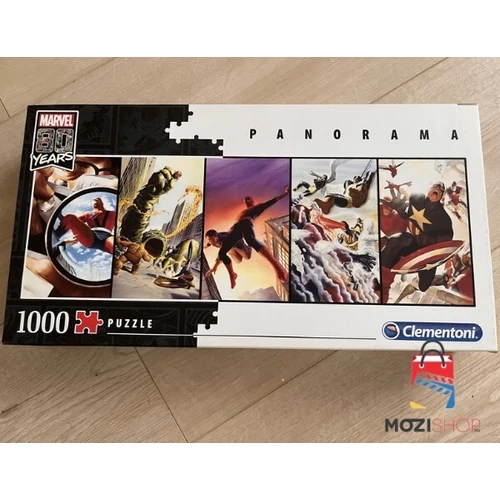 Marvel 80 Years panoráma puzzle - 1000 db-os