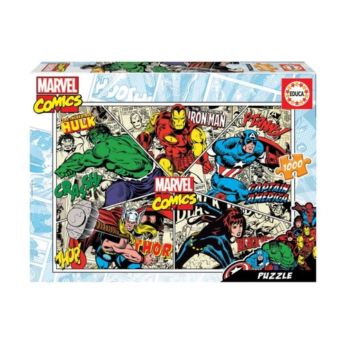 Marvel szuperhősei puzzle - 1000 db-os + Puzzle fix ragasztó