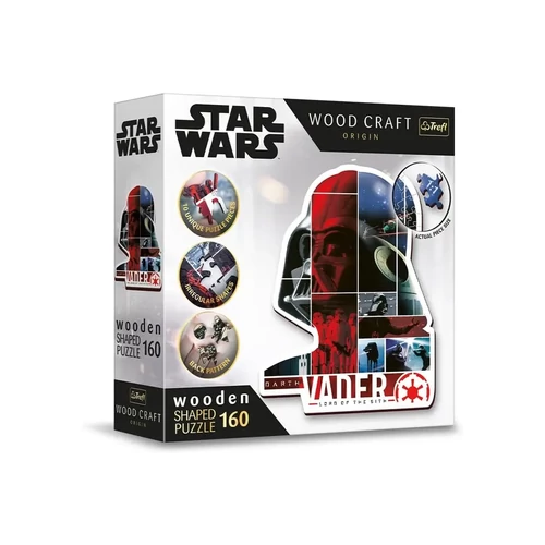 Star Wars fa puzzle Wood Craft Prémium 160 darabos - Darth Vader