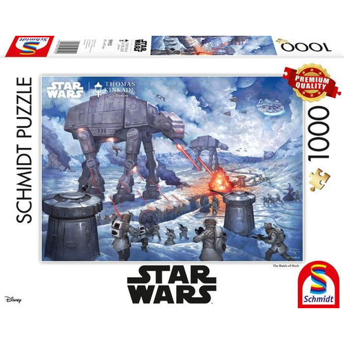 Star Wars puzzle 1000 darabos - A Hoth csata