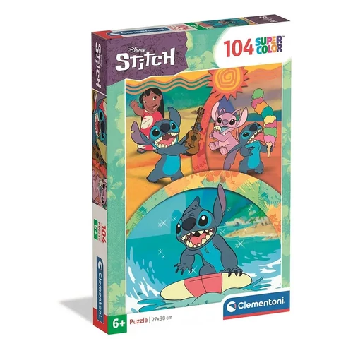 Disney Lilo és Stitch, A csillagkutya puzzle 104 db-os - Island Vibes 