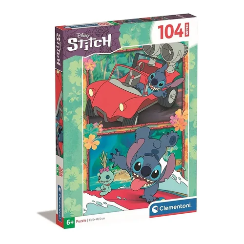 Disney Lilo és Stitch, A csillagkutya puzzle 104 db-os - Wild Adventure