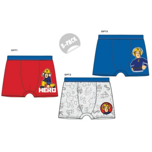 Sam a tűzoltó gyerek boxeralsó 3 darabos csomag 122/128 cm méret