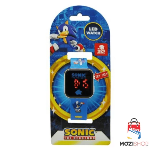 Sonic, a sündisznó digitális LED karóra