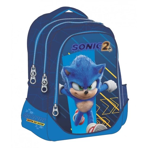 Sonic, a sündisznó iskolatáska, hátizsák - 42 cm-es