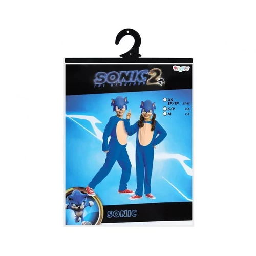 Sonic a sündisznó jelmez 7-8 éves gyerekeknek - Sonic the Hedgehog