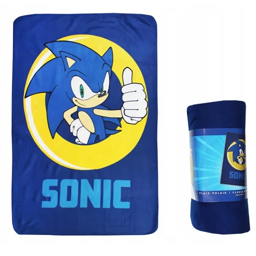 Sonic, a sündisznó polár takaró, ágytakaró 100x140cm - Yes