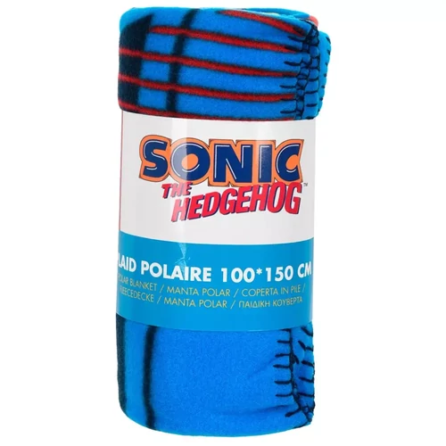 Sonic, a sündisznó polár takaró, ágytakaró 100x150cm - Built for Speed