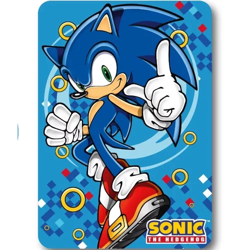 Sonic, a sündisznó polár takaró, ágytakaró 100x140cm - Gold Ring