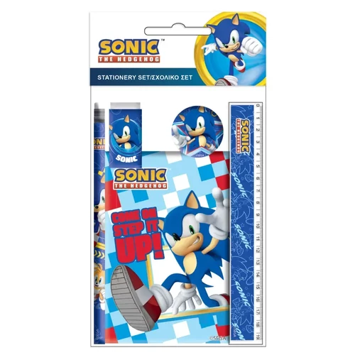 Sonic a sündisznó írószer szett 5 darabos csomag - Rush