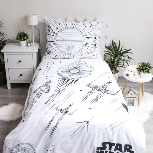 Star Wars sötétben világító ágyneműhuzat garnitúra - Halálcsillag