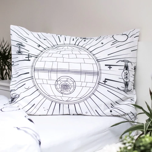 Star Wars sötétben világító ágyneműhuzat garnitúra - Halálcsillag