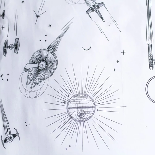 Star Wars sötétben világító ágyneműhuzat garnitúra - Halálcsillag